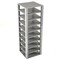 Strictly Briks Classic Stackable Baseplates, Building Briks for Towers, Shelves, and More, 100% Compatible with All Major Brands, Gray, 10 Base Plates & 40 Stackers, 6x6 Inches